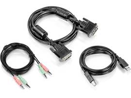 TRENDNET 6 FT. DVI-I, USB,AND AUDIO KVM CABLE KIT