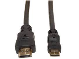Tripp Lite series High-Speed HDMI to Mini HDMI Cable with Ethernet (M/M), 3 ft.