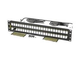 LEGRAND-ORTRONICS 48PORT PNL,FLAT HDJ, BLK