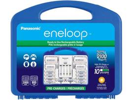 PANASONIC ENELOOP CHARGER 8AA&2AAA 2D&2C ADAPTORS