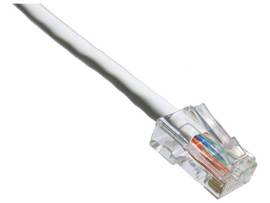 AXIOM 7FT CAT6 550MHZ PATCH CABLE NON-BOOTED (WHITE)
