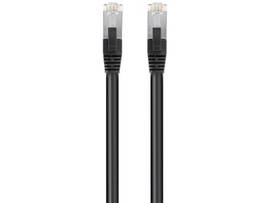 MONOPRICE CAT6 POE ETHERNET PATCH CABLE - 600V_ SHIELDED RJ45_ SOLID_ 550MHZ_ STP (U/FTP)_ 24AWG_ 7FT_ BLACK