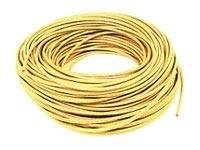 CAT5e STRANDED BULK CABLE  4PR;24AWG; 1000  YELLOW