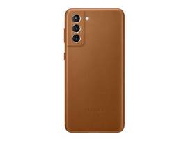 SAMSUNG S21 LEATHER COVER BRN