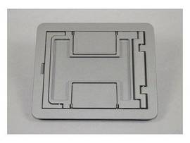 LEGRAND-WIREMOLD FLANGELESS FP CVR TR GY CUTOUT