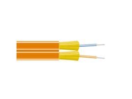 Multimode, General-Purpose, Bulk Fiber Optic Cables, Plenum, Zipcord Duplex, 500