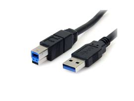 10 FT BLACK SUPERSPEED USB 3.0 CABLE A/B