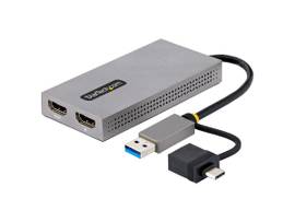 USB TO DUAL HDMI ADAPTER, 4K30HZ + 1080P