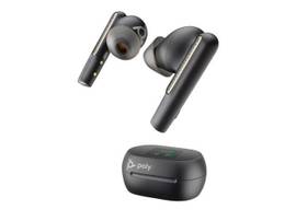 HP POLY VOYAGER FREE 60+ UC M CARBON BLACK EARBUDS +BT700 USB-C ADAPTER +TOUCHSCREEN CHARGE CASE