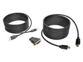 TRIPP LITE HDMI/DVI/USB KVM CABLE KIT, 15 FT.