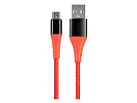 MONOPRICE USB 2.0 B TO A CHRG&KEVLAR-CBL 3FT RED