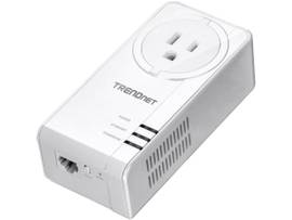 TRENDNET POWERLINE 1300 AV2 ADAPTER WITH BUILT-IN OUTLET