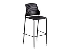 SAFCO NEXT STACK CHAIR BISTRO BL 2E (Sold as Case Pack of 2)