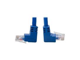 TRIPP LITE CAT6 PATCH CABLE UP/DOWN ANGLED BLUE 4FT