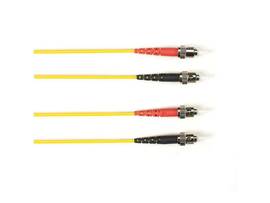 BLACK BOX CORP SM FO PATCH CABLE DUPLX, PVC, YL, STST