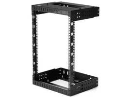 STARTECH 2-POST 15U OPEN FRAME NETWORK RACK WITH ADJUSTABLE DEPTH (12-20IN) - DURABLE HEAVY-DUTY 19" DATA SERVER RACK - EFFICIENT FLAT PACK SHIPPING A