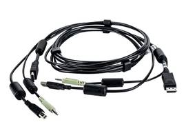 VERTIV CABLE, 1-DISPLAYPORT/1-USB/1-AUDIO, 6FT