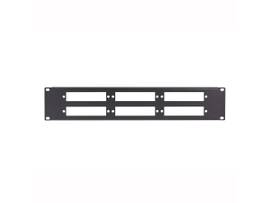 BLACK BOX CORP FIBRE OPTIC PANEL 2U 6 SLOT JPMT-FIBER-6