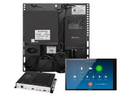 CRESTRON FLEX ADVANCED VIDEO CONFERENCE SYSTEM INTEGRATOR KIT WITH A WALL MOUNTED CONTROL INTERFACE AND ASUS MINI PC FOR ZOOM ROOMS SOFTWARE