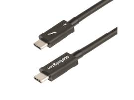 STARTECH 3FT (1M) THUNDERBOLT 4 CABLE - 40GBPS - 100W PD - 4K/8K VIDEO - INTEL-CERTIFIED THUNDERBOLT CABLE - COMPATIBLE W/ THUNDERBOLT 3/USB 3.2/DISPL