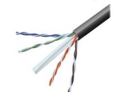 BELKIN CAT6 SOLID PVC 4PAIR;23AWG 500 BLACK