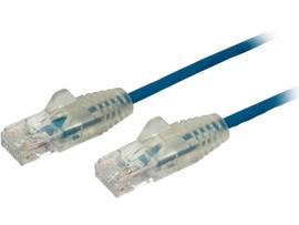 CABLE - BLUE SLIM CAT6 PATCH CORD 10 FT