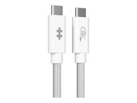 TARGUS HYPER SILICONE USB4 240W/40GBPS (1.2M/4) CHARGING CABLE - WHITE