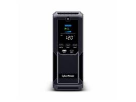 CYBERPOWER 1500VA/900W MINI-TOWER AVR UPS - 12 OUTLET, LCD, SERIAL/USB, 3YR WTY