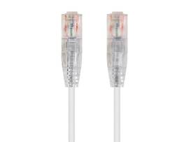 MONOPRICE SLIMRUN CAT6 CABLE 28AWG 50FT WHITE