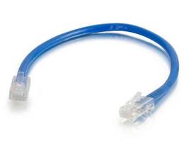 C2G 6IN CAT6 NONBOOTED UTP CABLE-BLUE