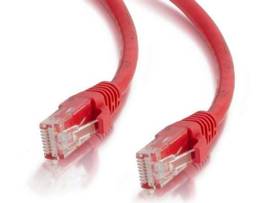 C2G 6IN CAT5E SNAGLESS UTP CABLE-RED