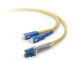 BELKIN FIBER,LC/SC,50M,DUPLEX,8.3/125