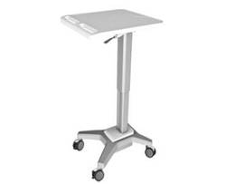 AMER HEIGHT ADJUSTABLE CART CLEAR SURFACE HD
