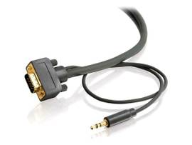 C2G 35FT FLEXIMA HD15+3.5MM AV M/M CABLE