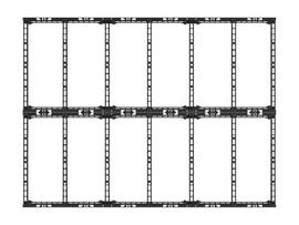 GAMBER-JOHNSON 8W X 8H CONVERGENT MOUNT PLANAR TVF SERIES