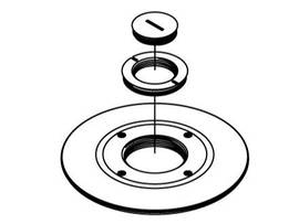 LEGRAND-WIREMOLD 2IN FURNITURE FEED COVER