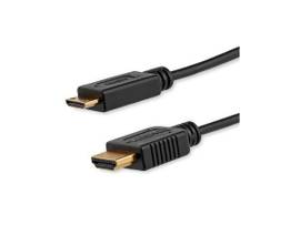 6 ft High Speed Mini HDMI to HDMI Cable with Ethernet; 4K (3840x2160p 30Hz)/Full
