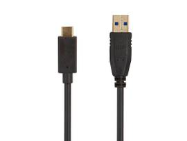 MONOPRICE USB 3.0 TYPE-C TO TYPE-A CABLE 3FT BLACK