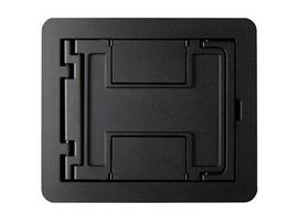 LEGRAND-WIREMOLD FLANGE INSRT CVR TAMP RESIST BLK