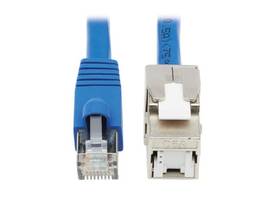 TRIPP LITE CAT6 CABLE ASSEMBLY SHIELDED M/F 18IN