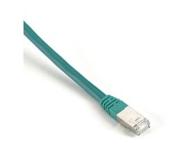 CAT6 400-MHz Shielded Solid Backbone Cable FTP Plenum Green 5-ft. 1.5-m