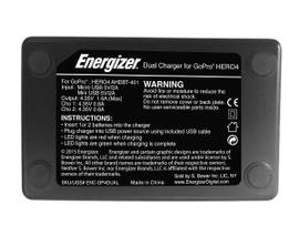 REL BOWER DUAL GOPRO4 BATTERY CHARGER 2 BATTERIES