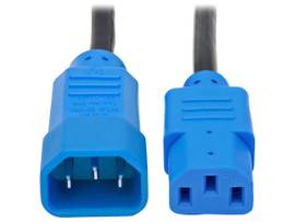 TRIPP LITE 4FT 18AWG PWR C14-C13 W/BLUE CONNECTORS