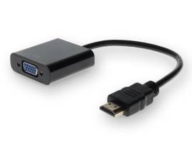 ADD-ON8IN HDMI 1.3 TO VGA M/F BLACK ADAPTER