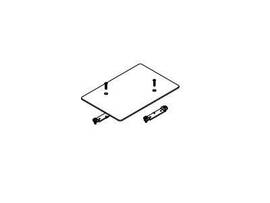 LEGRAND-WIREMOLD DOUBLE BLANKING PLATE-ALU