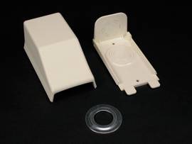 LEGRAND-WIREMOLD NM ENT END FTG 2300 WHITE