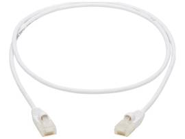TRIPP LITE CAT6A CABLE ANTIBACTERIAL SLIM M/M 2FT