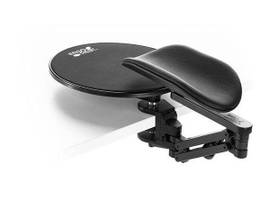 ERGOREST FOREARM SUPPORT - LONG BLACK ARM / LONG BLACK PAD - W/ MOUSE TRAY/PAD