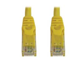 TRIPPLITE CAT6A CABLE SNAGLESS MOLDED YELLOW 25FT