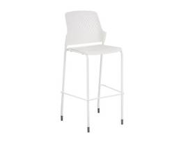 SAFCO NEXT STACK CHAIR BISTRO WH 2E (Sold as Case Pack of 2)